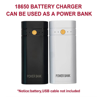 6000mAh 2*18650 Battery USB Type-C Power Bank Battery Charger Case DIY Box For Phone Electronic Charging Not Including Batteries