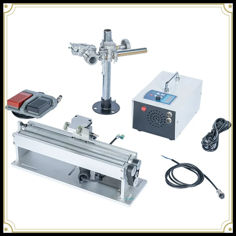 Roller Rotary Fixture For Round Tube Sealing Welding Handheld Laser Welding Marking Visual Inspection