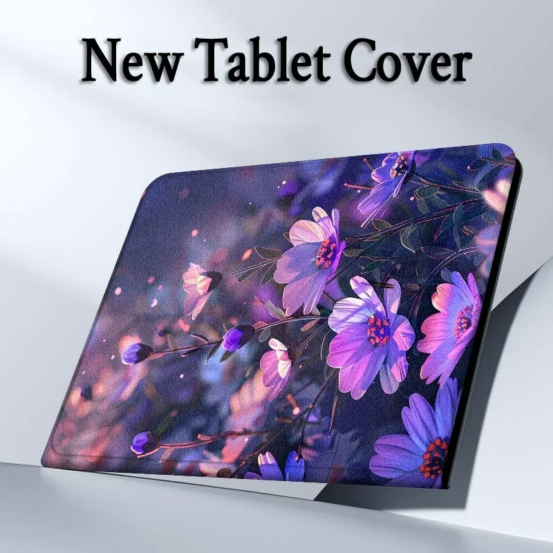 حافظة تابلت لامعة على شكل فن أرجواني لهاتف Xiaoxin Lenovo Pad Tab K10 K11 M10 P12 P11 Pro GT Gen2 Plus Legion Y700 Y900 12.1 #3