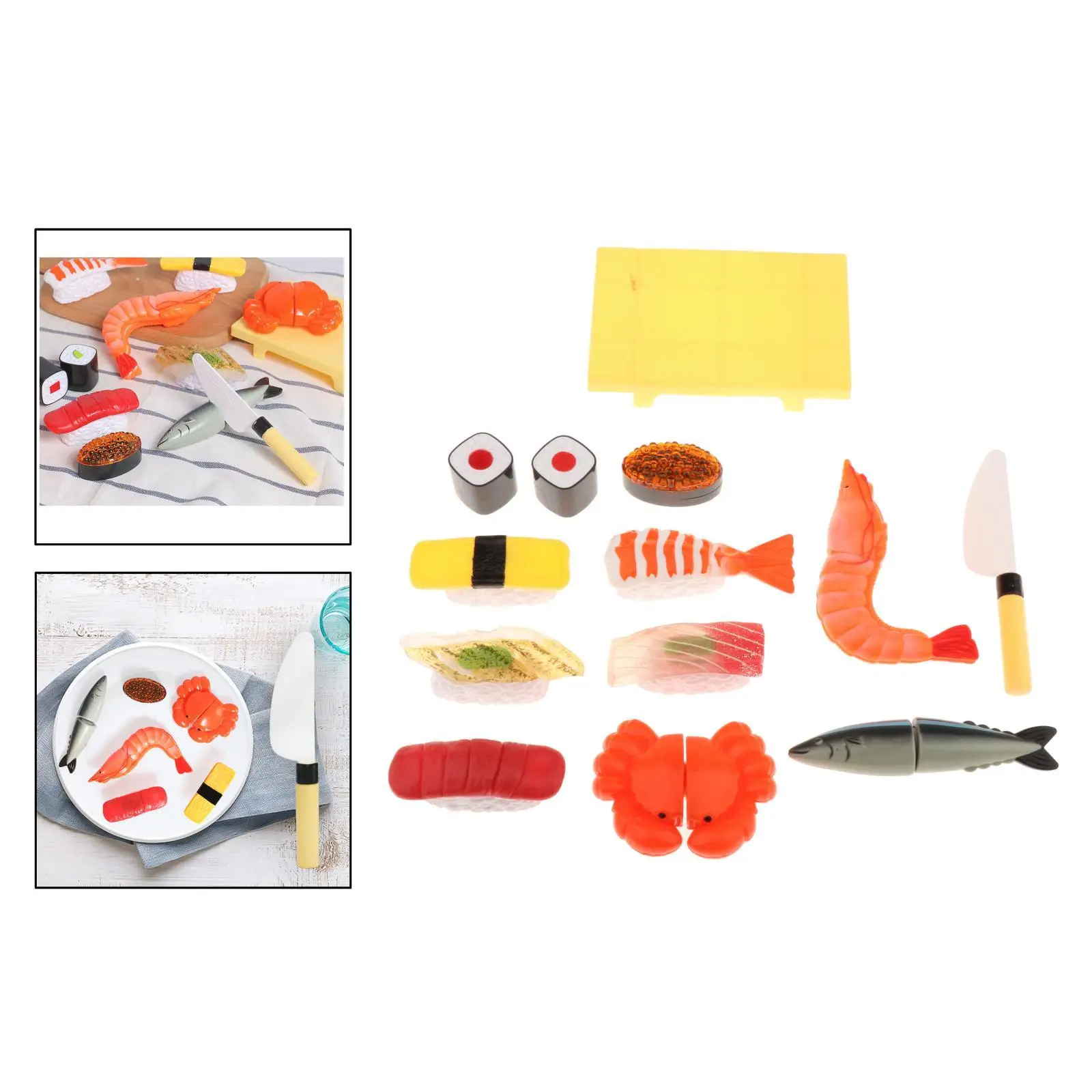 Children Simulation Food Japanese Food Pretend Toys Pretend Sashimi Simulation Set