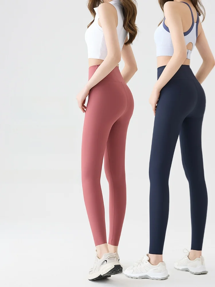 Emagrecimento de cintura alta verão calças de yoga feminino fino arcaskin apertado ajuste bot para uso casual poliéster náilon elastano mistura