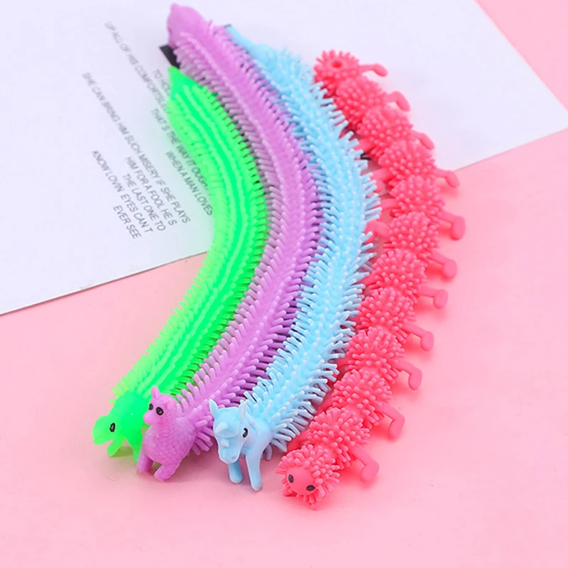 10pcs/bag Dinosaur Unicorn Stretchy String Bracelet Fidget Toys for Kids Birthday Party Favors Christmas Gifts Goodie Bag Filler