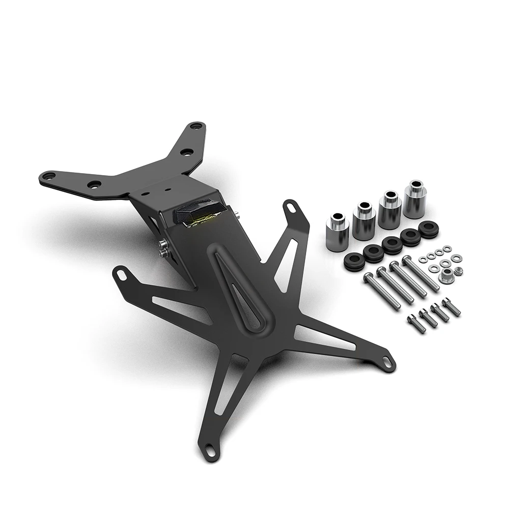 

For Yamaha Tmax 560 T-MAX 560 TMAX Tech MAX 2022 2023 2024 2025 2026 2027 Adjustable License Plate Holder Bracket Tail Tidy Kit