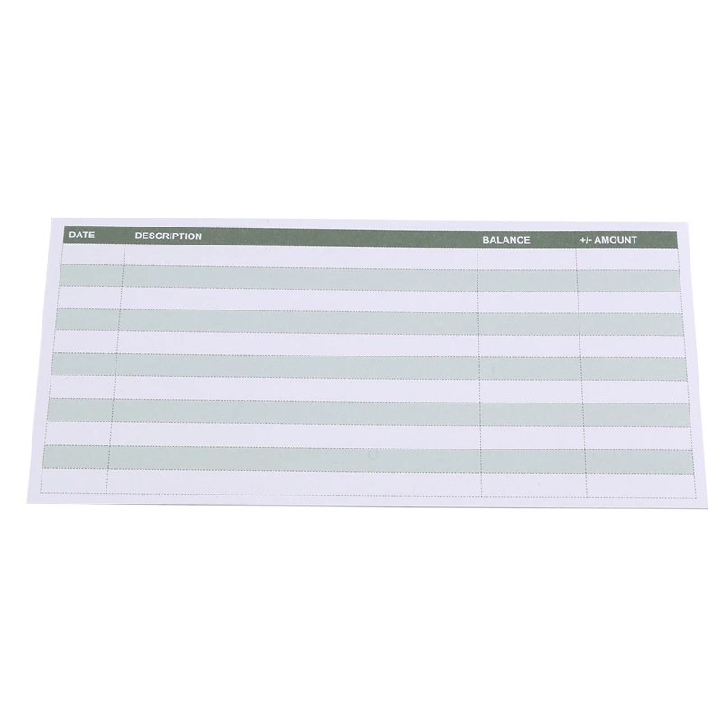 1 Set Waterproof Cash Envelopes System For Budgeting Budget Money Envelopes Expense Budget Sheets With Labels