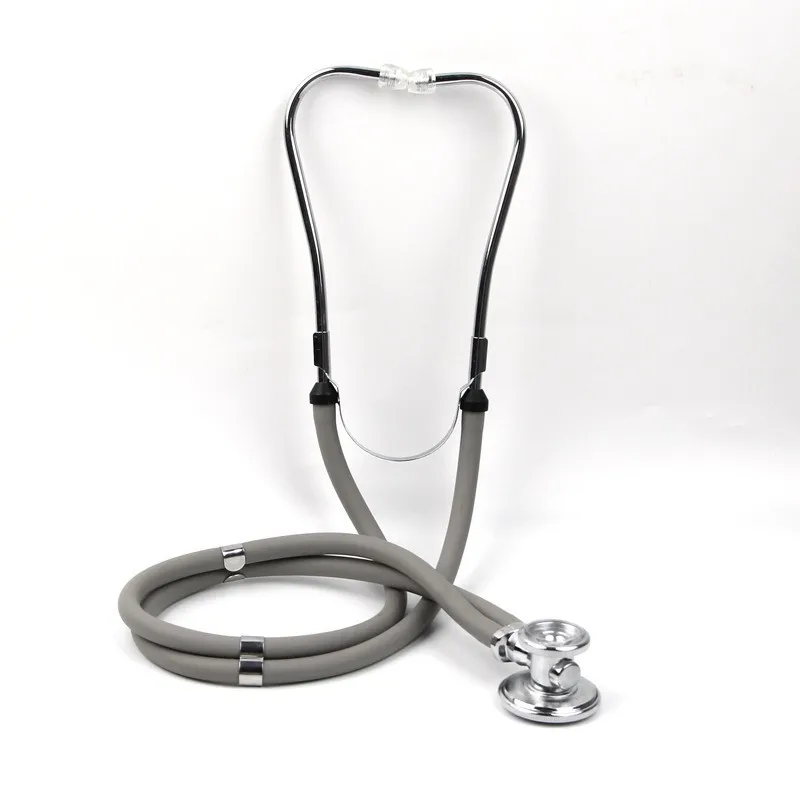 Portable Double Tube Double Head Stethoscope Medical Estetoscopio Professional Heart Beat Fetal Movement Stethoscope Tool