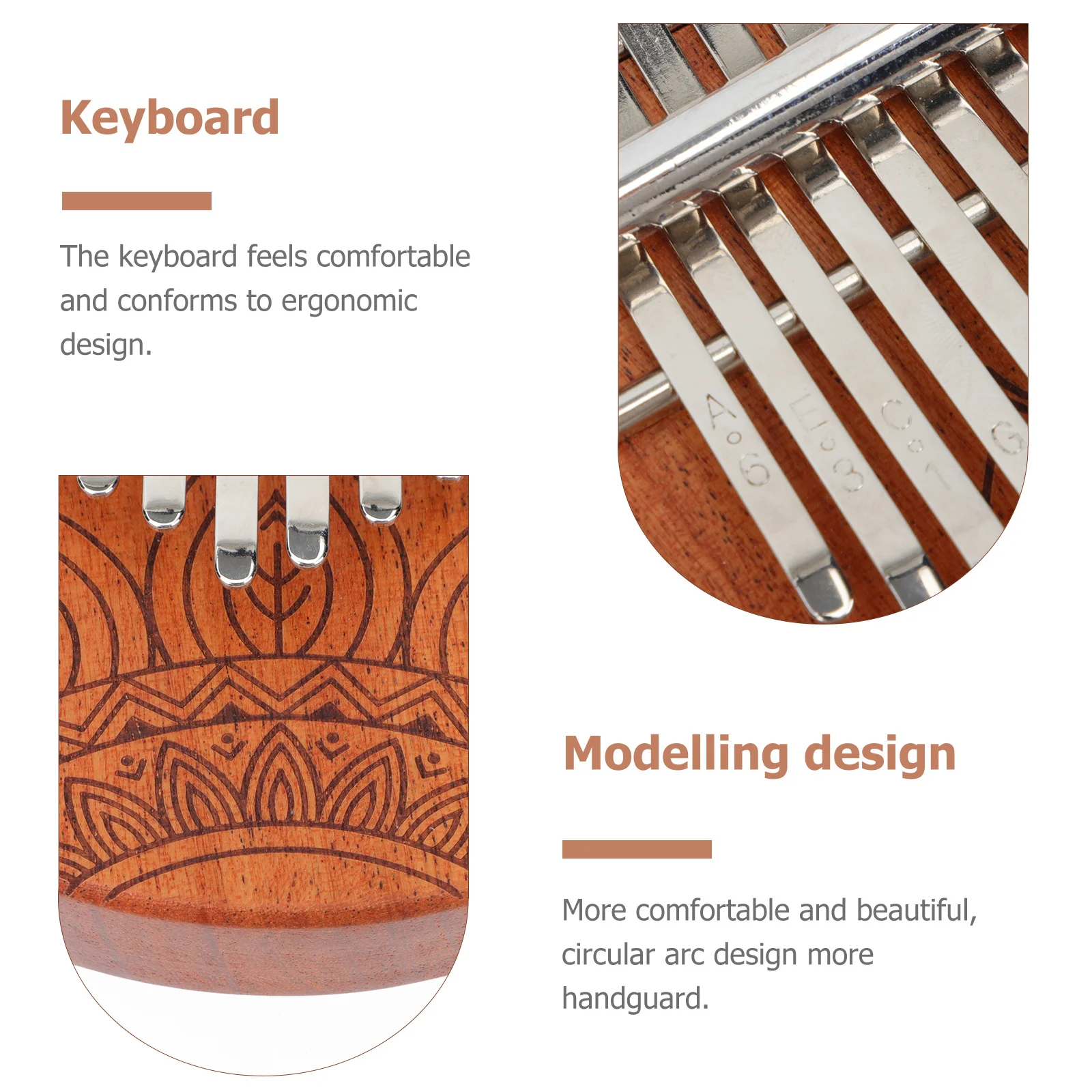 

Mini Thumb Piano 8-Key Wooden Kalimba For Beginners Adults Portable Finger Instrument Outdoor Camping Relaxation