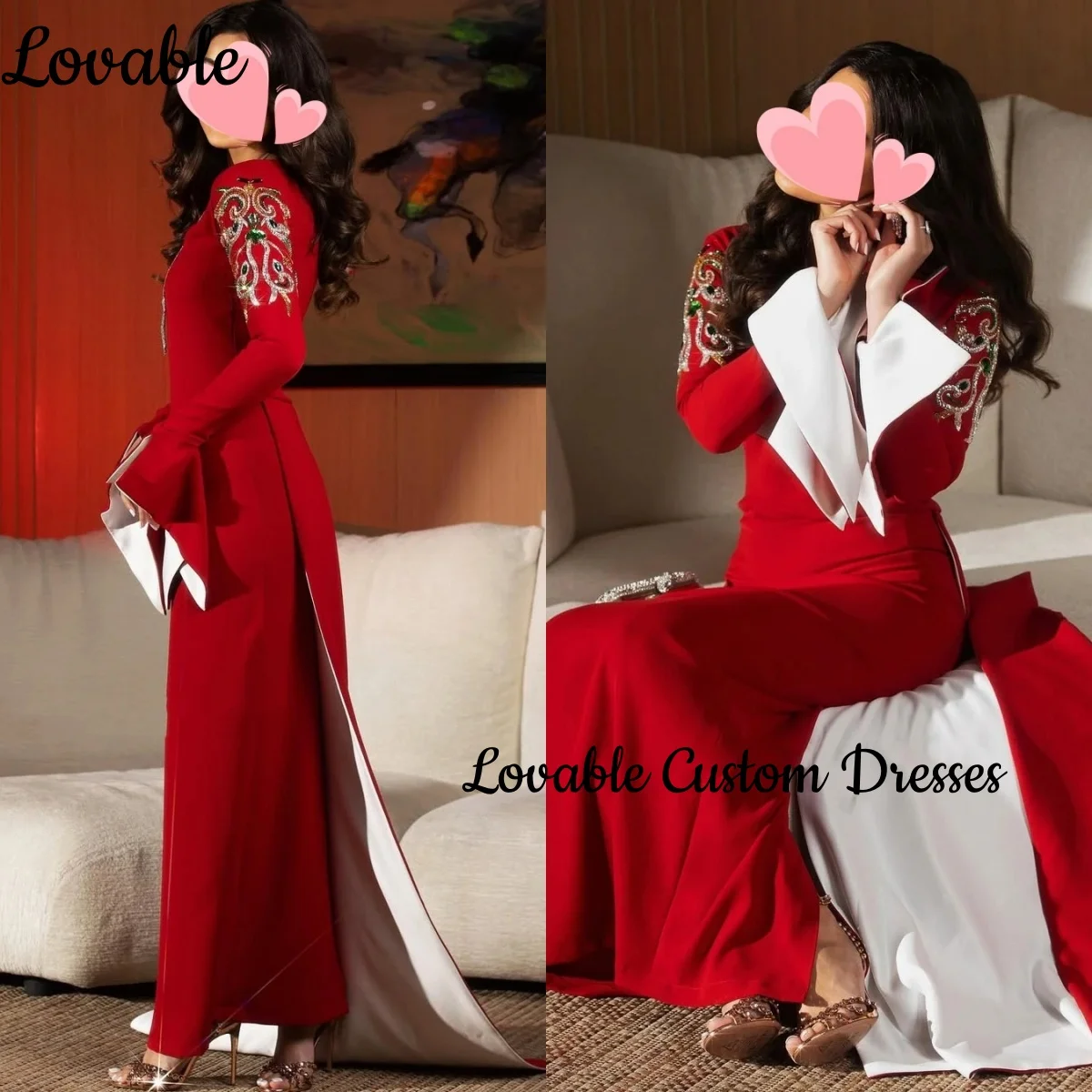 

Luxury Evening Dress 2025 Customized Scoop Neckline Formal Occasion Dresses Beadings Wedding Dress Zipper Up Floor-Length Dresse