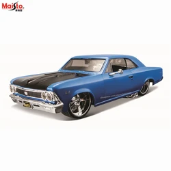 Maisto 1:24 1966 Chevrolet SS 396 simulation alloy car model crafts decoration collection toy tools gift