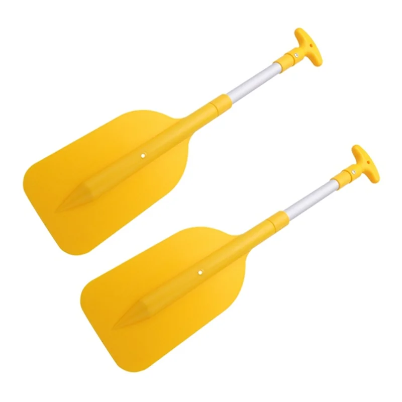 

B72A Telescopic Paddle Portable Collapsibles Adjustable Aluminum Alloy Oar Safetys Boat Accessories,2Pcs