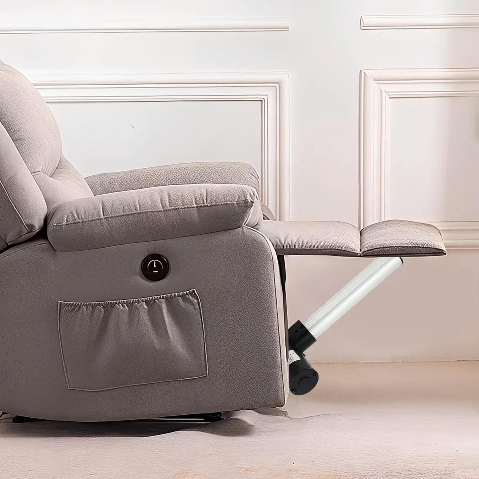 1pc Metal 24VDC 1000N Linear Actuator 250mm Stroke Electric Linear Drive with Hand Controller for Industrial Automation