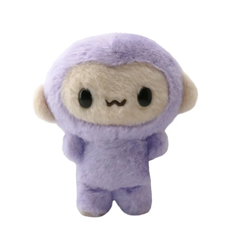 Kawaii New 10CM Doll Banana Monkey Plush Doll Pendant Ugly Keychain Backpack Pendant Girl Birthday Gift Christmas Gift view 3