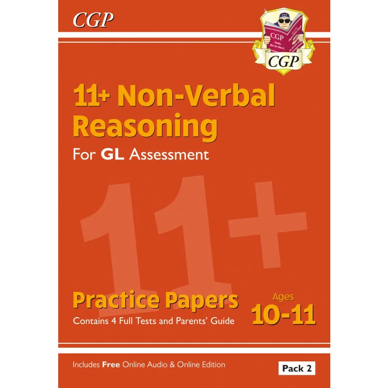 

Бумага для практики мерекции безVerbal, 11 GL, в возрасте 1011 штук, руководство для родителей 2 Inc, онлайн-книги Ed CGP, 9781789082272
