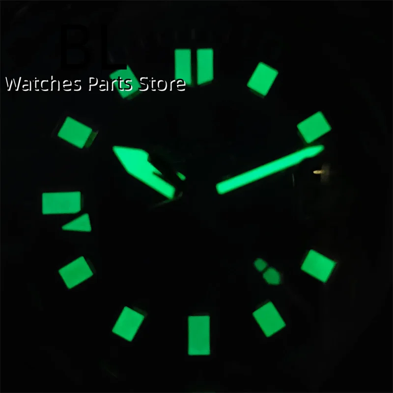 BLIGER-Montre Gstuff en Verre Saphir Étanche pour Homme, Acier Shoous, Cadran Noir, Bleu, Vert, C3, 10Bar, 40mm, 43mm