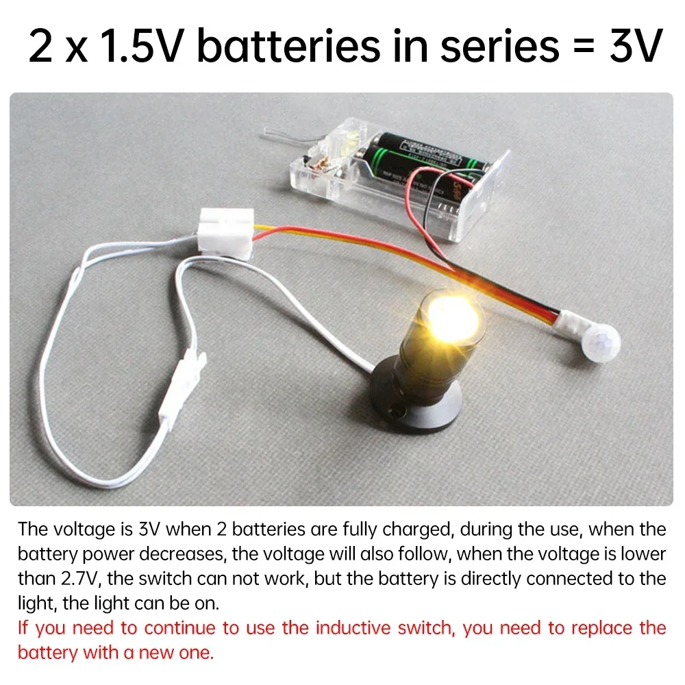 1/5PCS DC 3-24V PIR Motion Sensor Light Switch Human Body Detector Time Delay Mode Adjust Infrared Sensor Auto Control