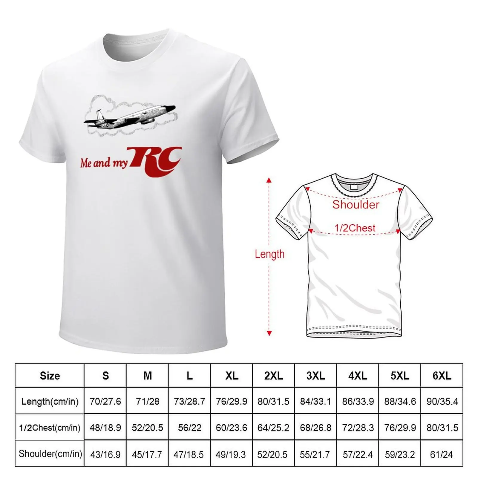 Retro RC-135 T-Shirt summer clothes tees quick-drying mens clothing