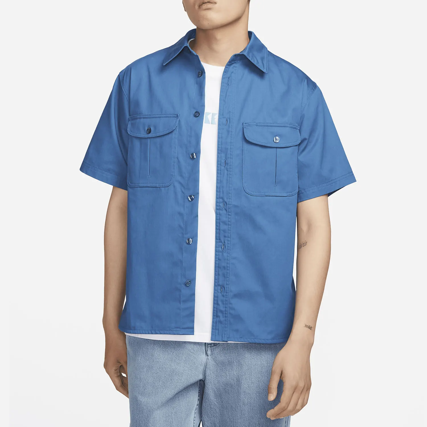 

Nike genuine SB Tanglin Men's Minimalist Casual T-shirt FQ0400-457