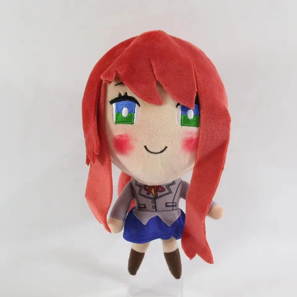 Doki Doki Heartbeat Club Butter Peluche Anime, Kawaii Cartoon, Sayori Plush Toy, Cute Yuri Natsuki Monika, Cadeaux de décoration, 20cm