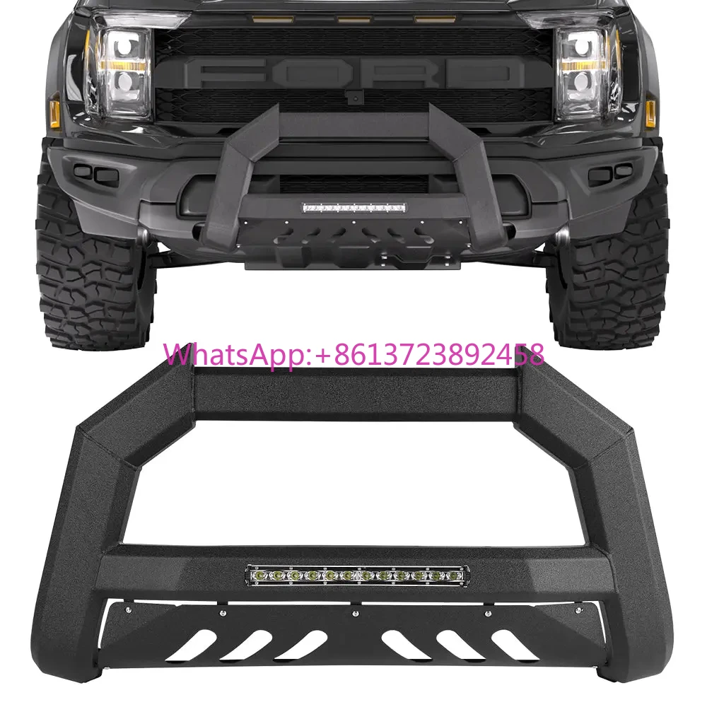 

LED Bull Bar Black for 2004-2022 Ford F150 / 2003-2014 Navigator