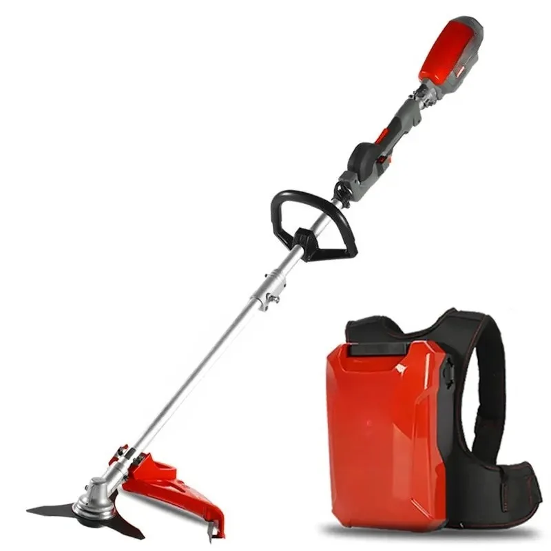 CHKJ Cordless Grass Trimmer Lawn Mower Garden Tools 36V Electric Brush Cutter Lithium Battery Power String Trimmer