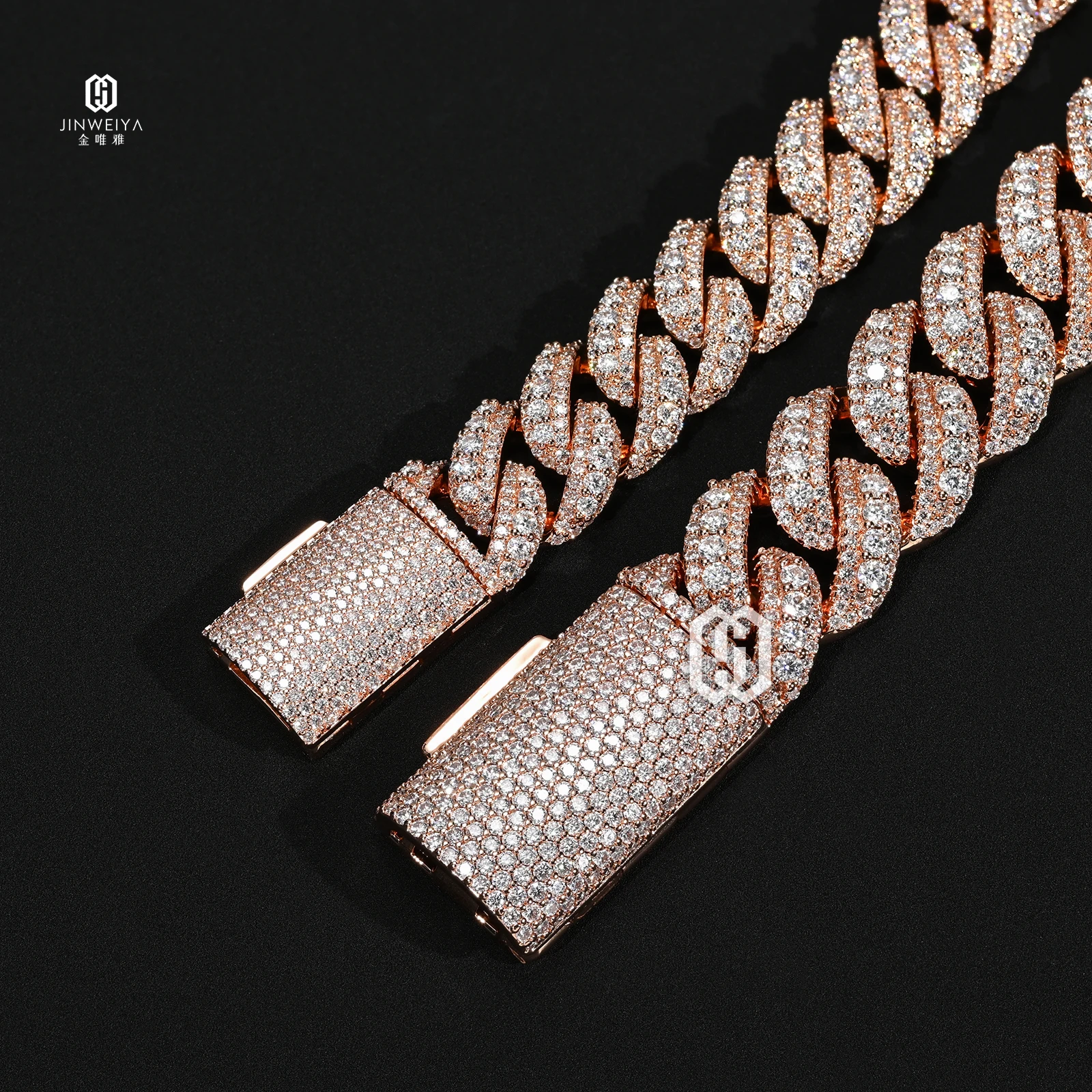 Pointer .18mm Yükseltilmiş Küb - Moissanite Cuban Link Chain Iced Out incelemesi ve fiyatı