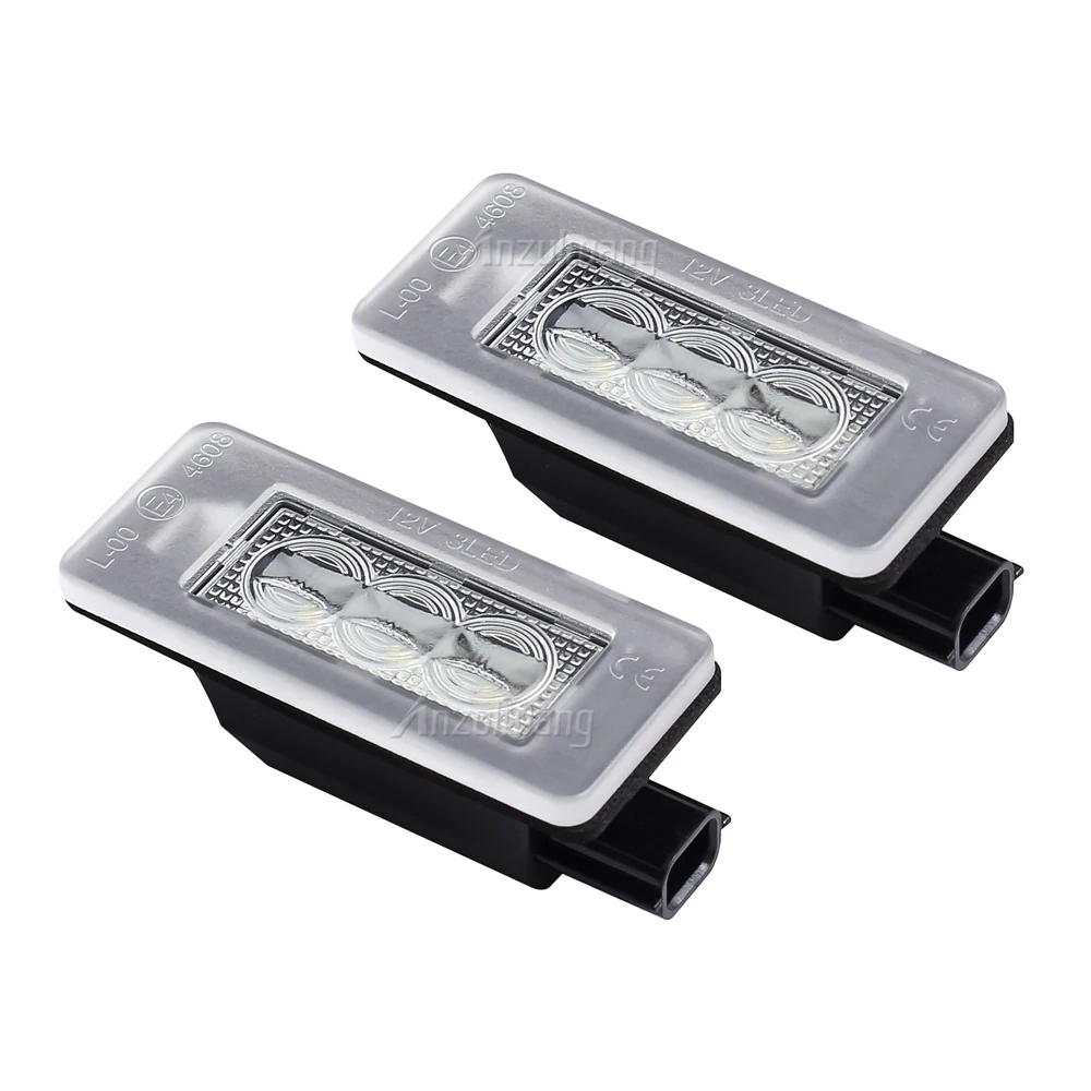 2Pcs For Nissan Serena C27 Altima Suzuki Landy Dacia Duster 2017 2018 2019 2020 2021 LED License Number Plate Tag Light Lamp