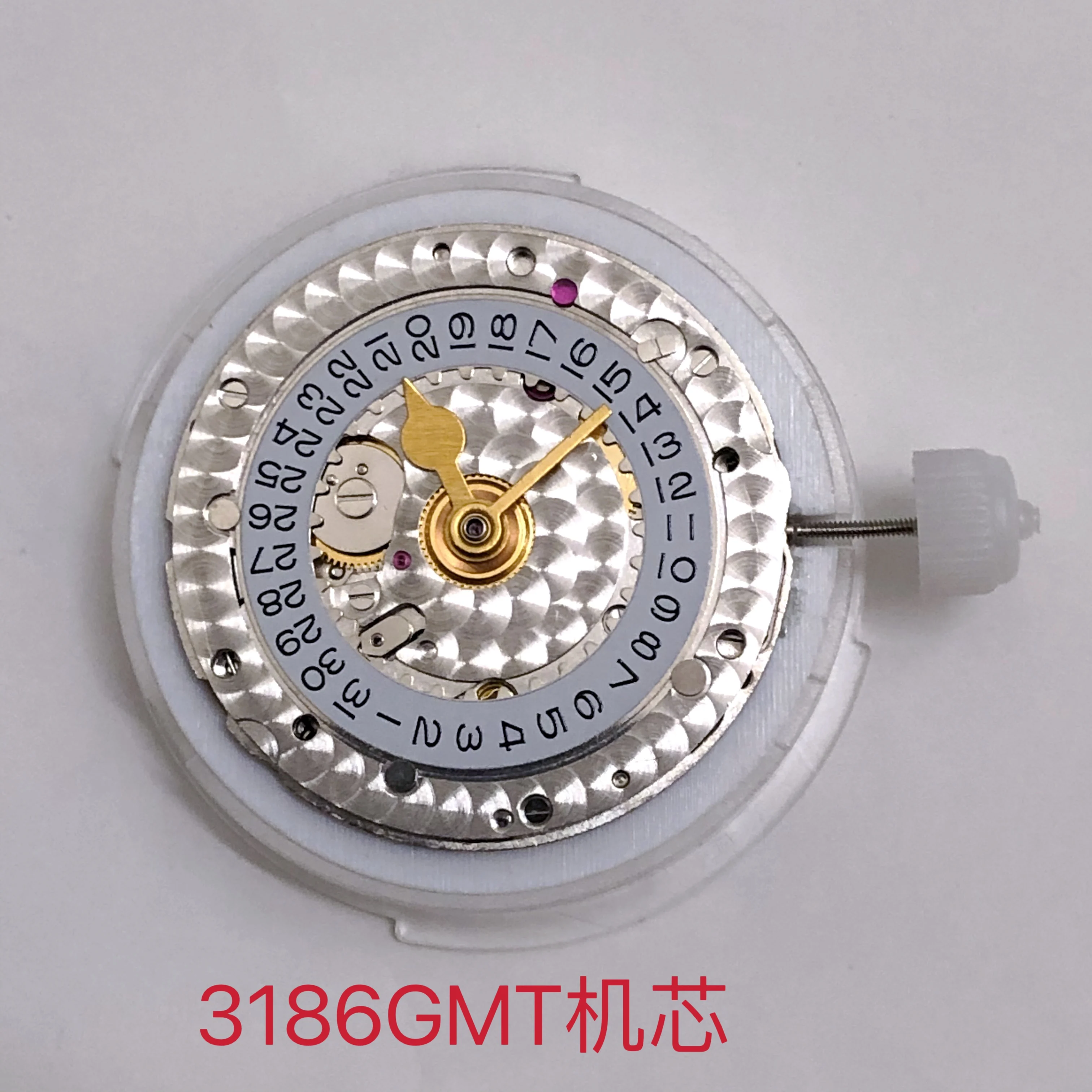 

Аксессуары для часов Внутренний механизм 3186 Четырехконтактный механизм Water Ghost GMT Автоматическое оборудование Шанхайский механизм 3186GMT