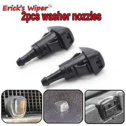 Erick's Wiper 2Pcs/set Front Windshield Washer Jet Nozzle For Hyundai Solaris 2010 - 2017 Hood Sprayer Liquid OE# 98630 3J000