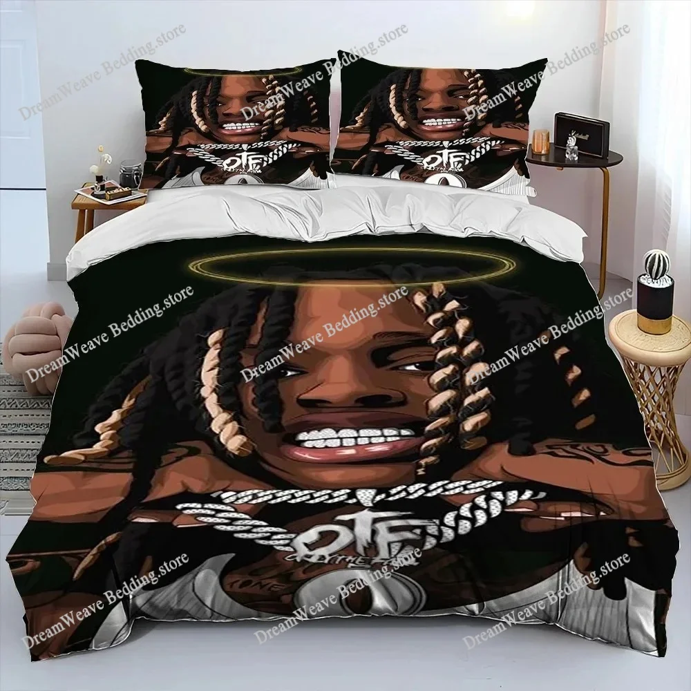 

Hip Hop Art Rapper Legend Star Comforter Bedding Set,Duvet Cover Bed Set Quilt Cover Pillowcase,king Queen Size Bedding Set Boys