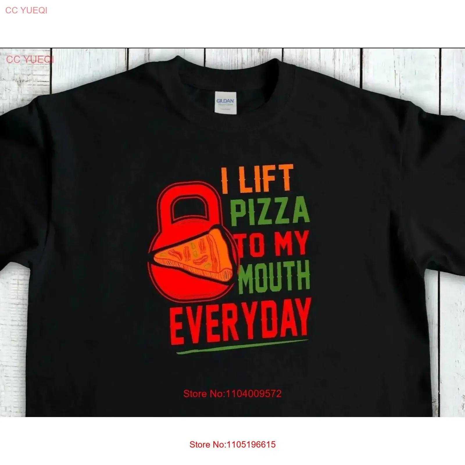I Lift Pizza To My Mouth Everyday Funny Workout T Shirt Weight Lifting Body Building Power Motivational Fitness vintage Washed