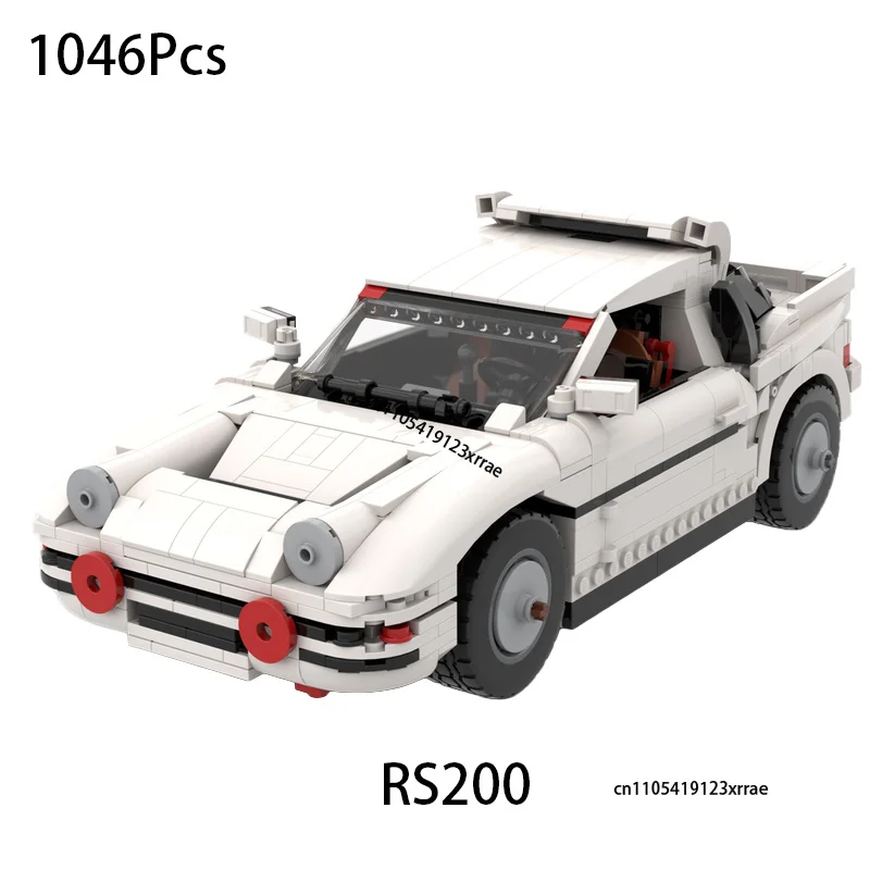 NEW Car Renault RS200 Rav4 Nsx 935 MK1 Mustang Senna TT Civic Sakura GT Convertible SUV Pickup Off-Road Vehicle Building Blocks