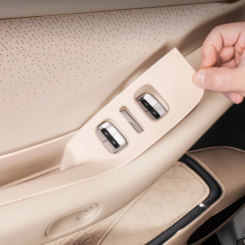 

Оригинальная четырехдверная защитная ручка для Xiaopeng P7 + износостойкая силиконовая накладка, принадлежности для интерьера, модифицированные аксессуары, инструменты