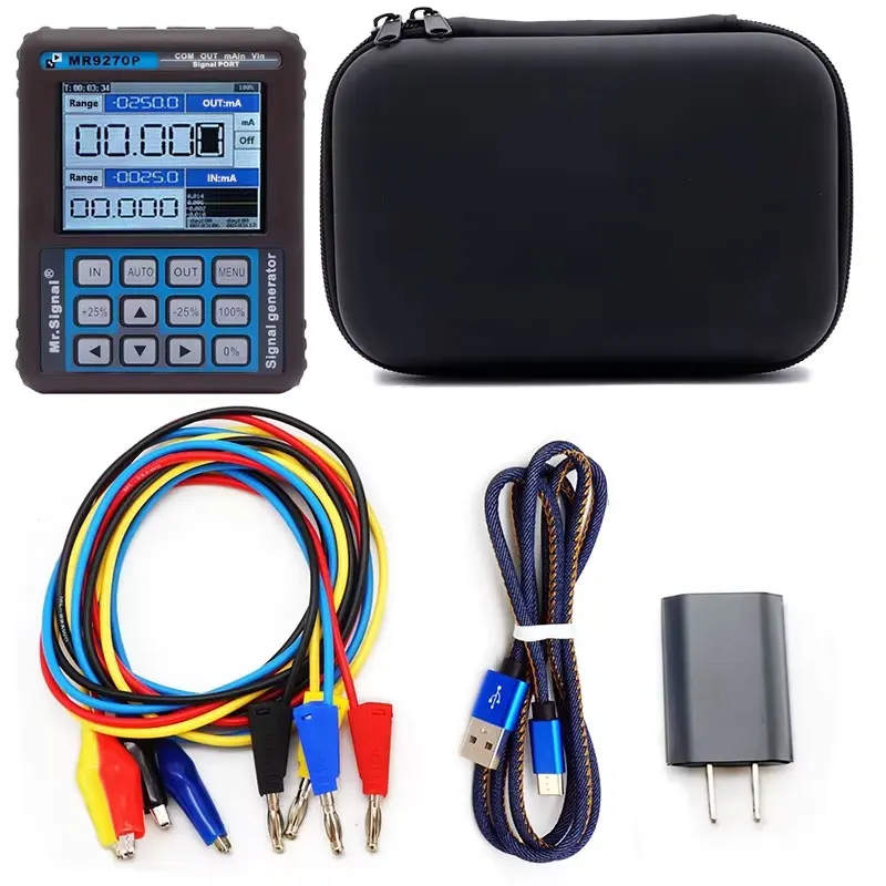 MR9270P 4-20mA Portable High Precision Signal Generator Valve Debugging 24V Power Supply for PLC