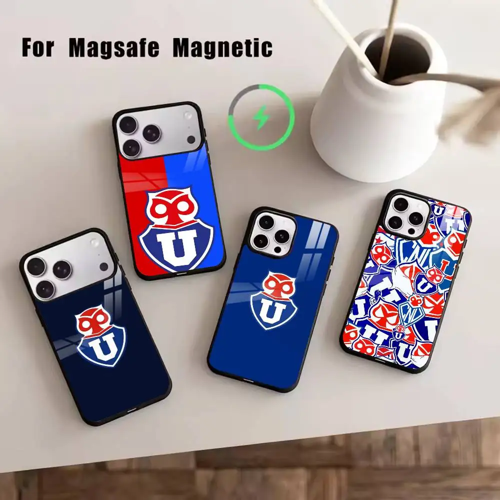 

CH-Chile University Logo Phone Case For iPhone17,16,15,14,13,12,11 Plus,Pro Magnetic For Magsafe Wireless Charging