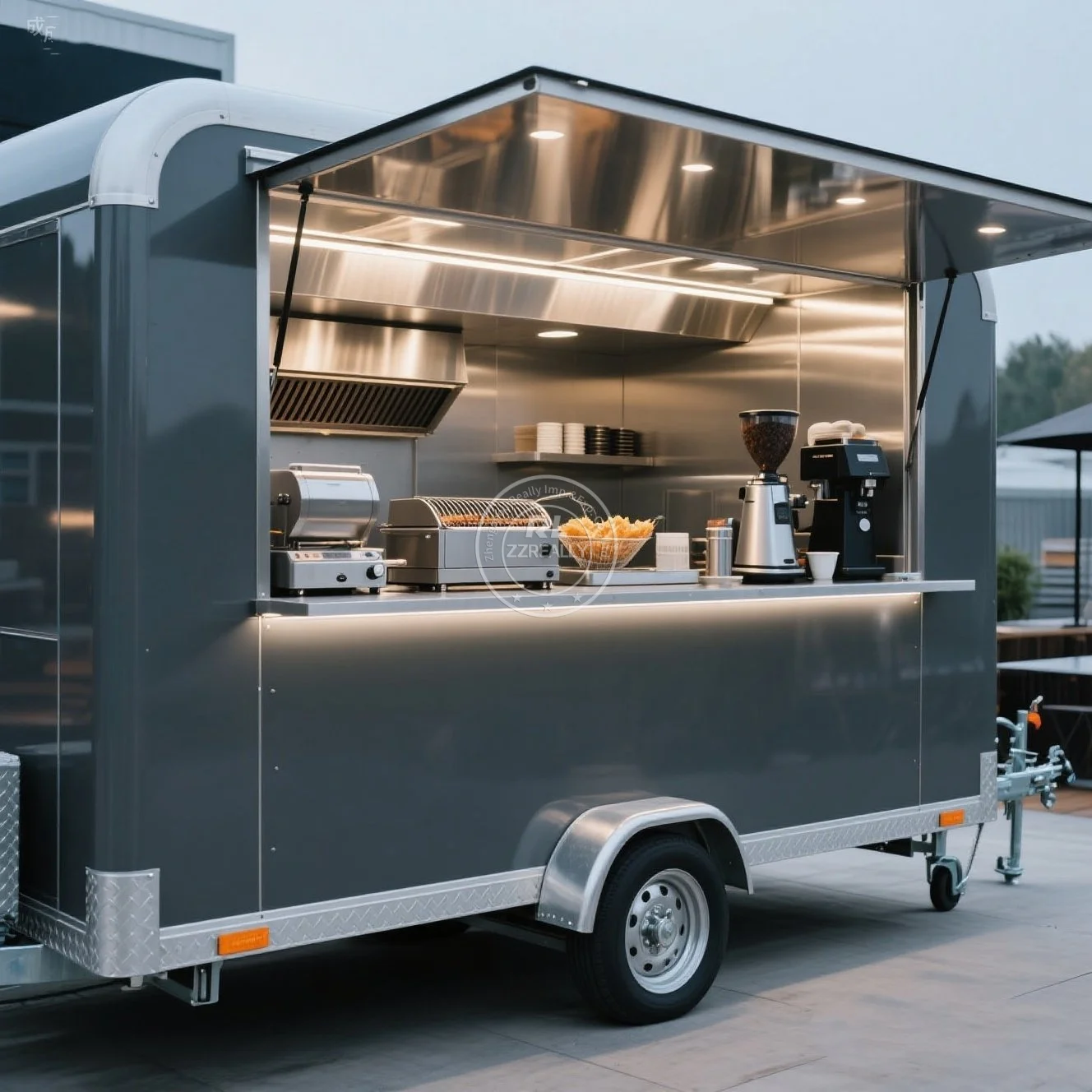 

Высококачественный концессионный прицеп для еды, стандарт США, мобильный грузовик для еды с полным кухонным оборудованием