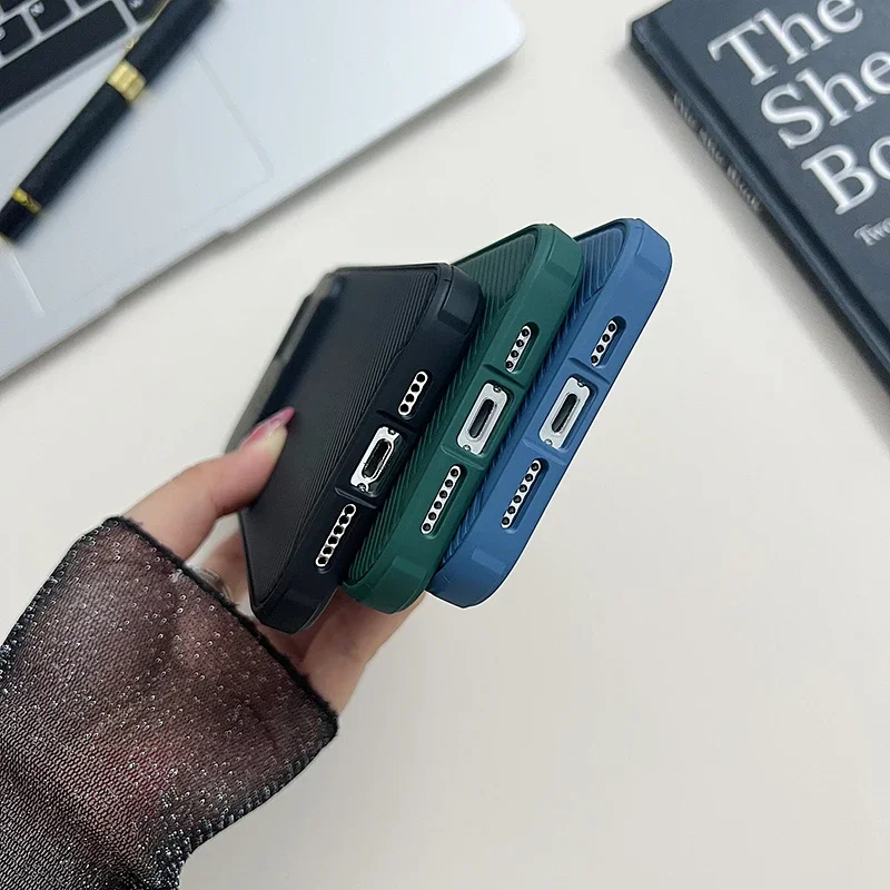 Miękkie etui TPU z przesuwanym okienkiem ochronnym obiektywu Magsafe, odporne na wstrząsy, na iPhone 15 Pro Max 13 Mini 12 11 14 Pro Max Plus
