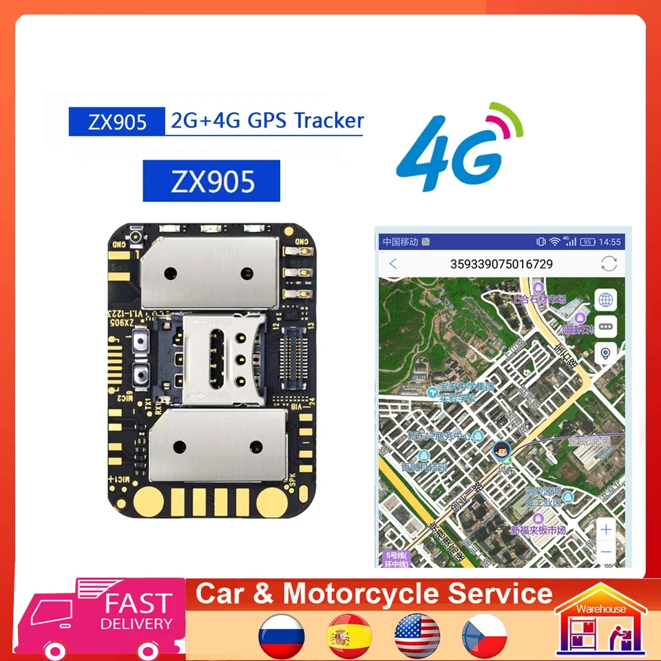ZX905-子供用のミニGPS追跡モジュール,2g 4g,Lte猫用のBluetooth追跡