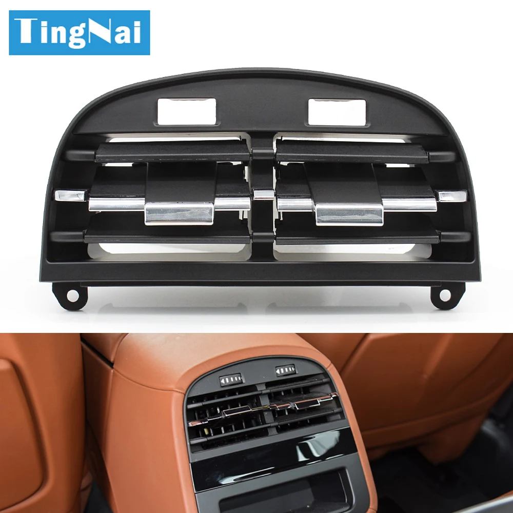 Rear Console Fresh Air Conditioning AC Vent Grill Outlet Cover Panel For Maserati Quattroporte 2013-2020 670011357