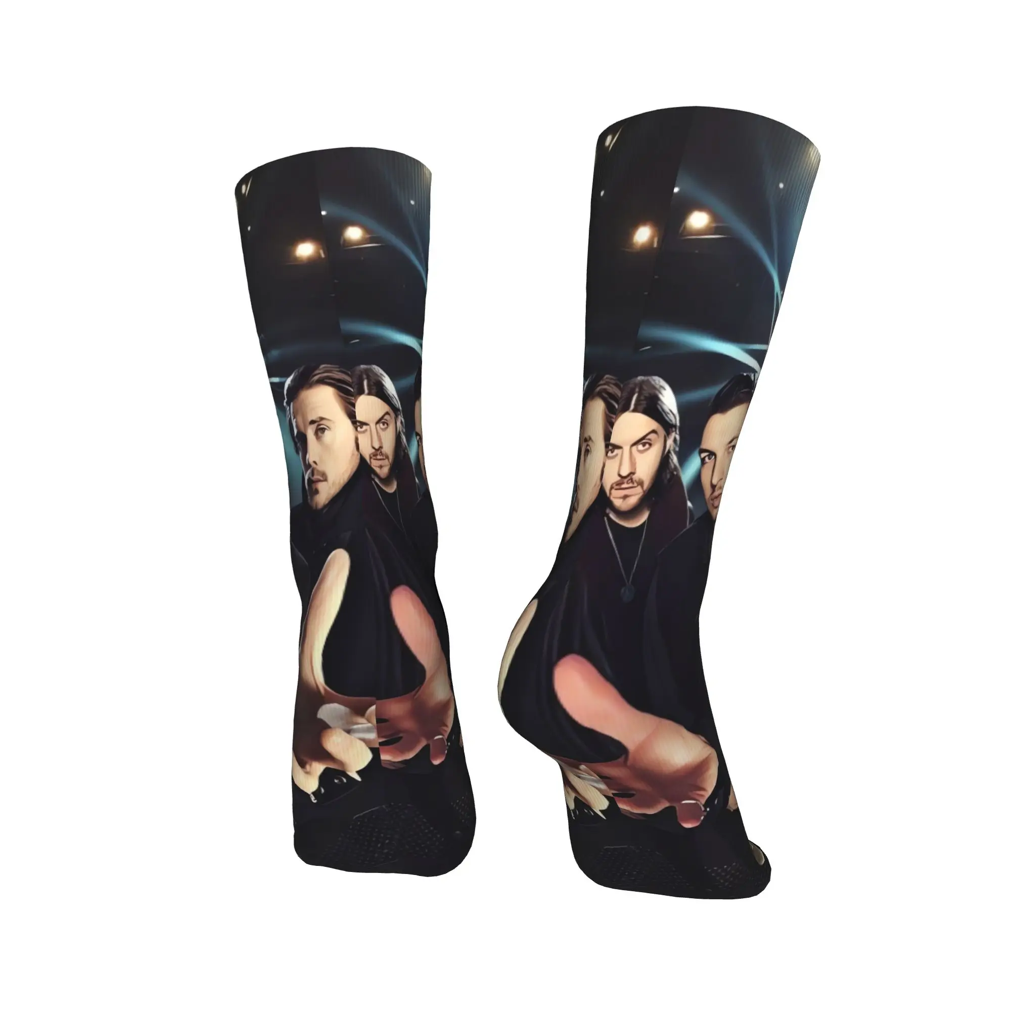Rock Band Arctic Monkeys Stockings  Graphic Gothic Socks Autumn Anti Bacterial Socks Unisex Men Outdoor Sports Breathable Socks view 4