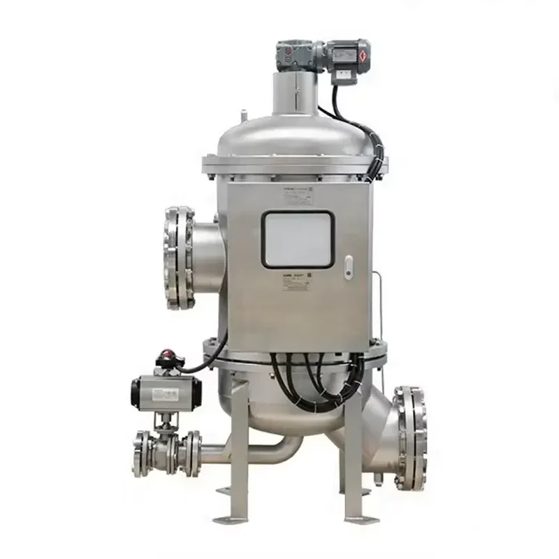 High Quality Self-Cleaning Automatic Scraper Type Water Filter 15-300m Filtration 50-3000m/h Sea Water Treatment Machinery