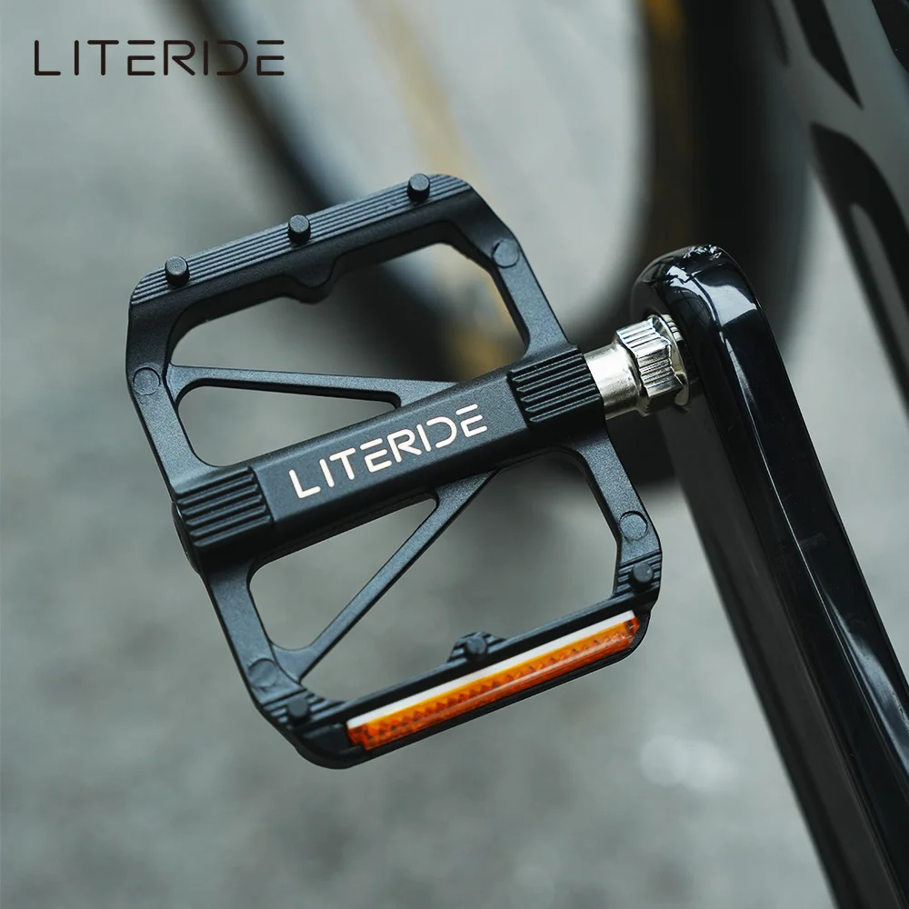 

LiteRide Flat Bike Pedals MTB Road 3 Sealed Bearings Bicycle Pedals Mountain Bike Pedal Wide Platform Accessories Part