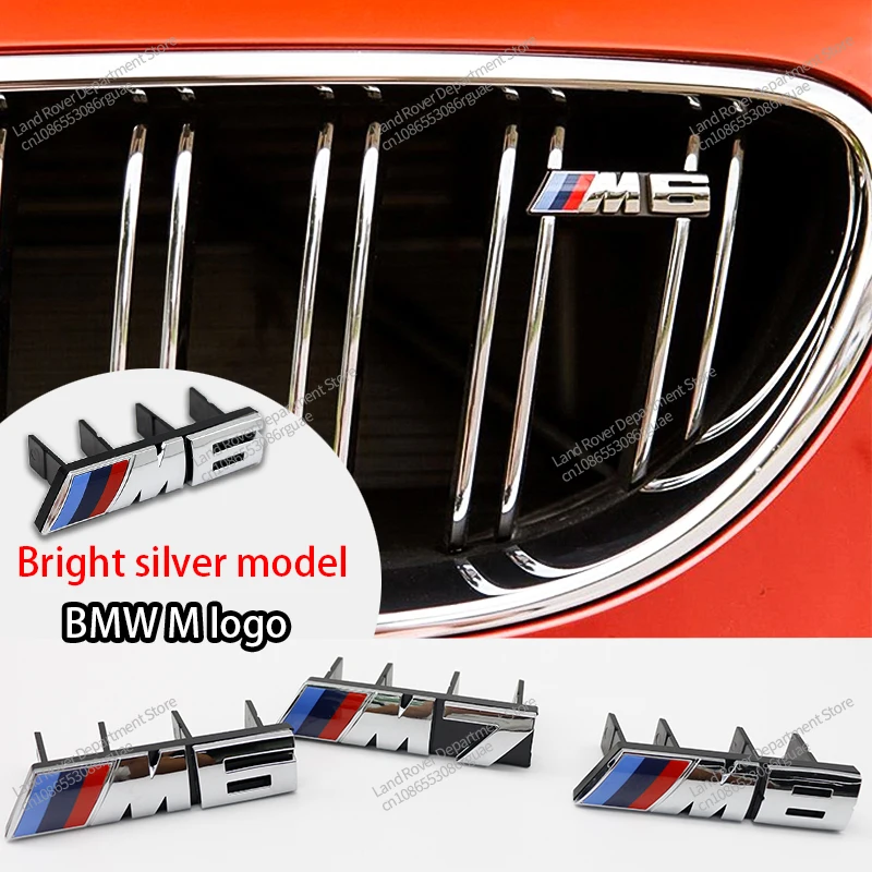 3D Metall Frontgrill Emblem Aufkleber Für BMW M1 M2 M3 M4 M5 M6 M7 M8 G82 G83 F48 G60 F30 Grill Abzeichen Aufkleber Außen Zubehör