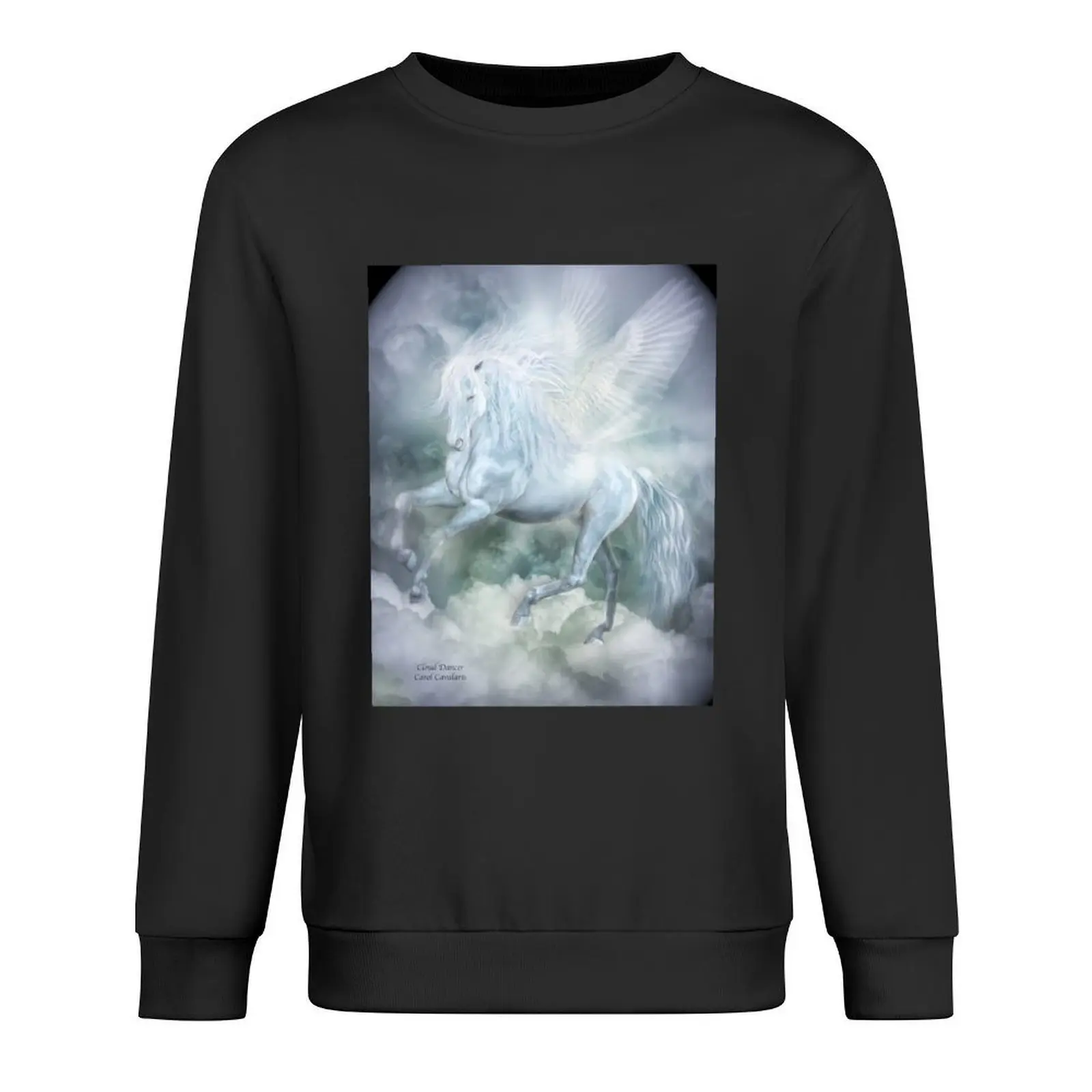 

Cloud Dancer Pullover men wear men clothes japanese style graphic t shirts men sweatshirt