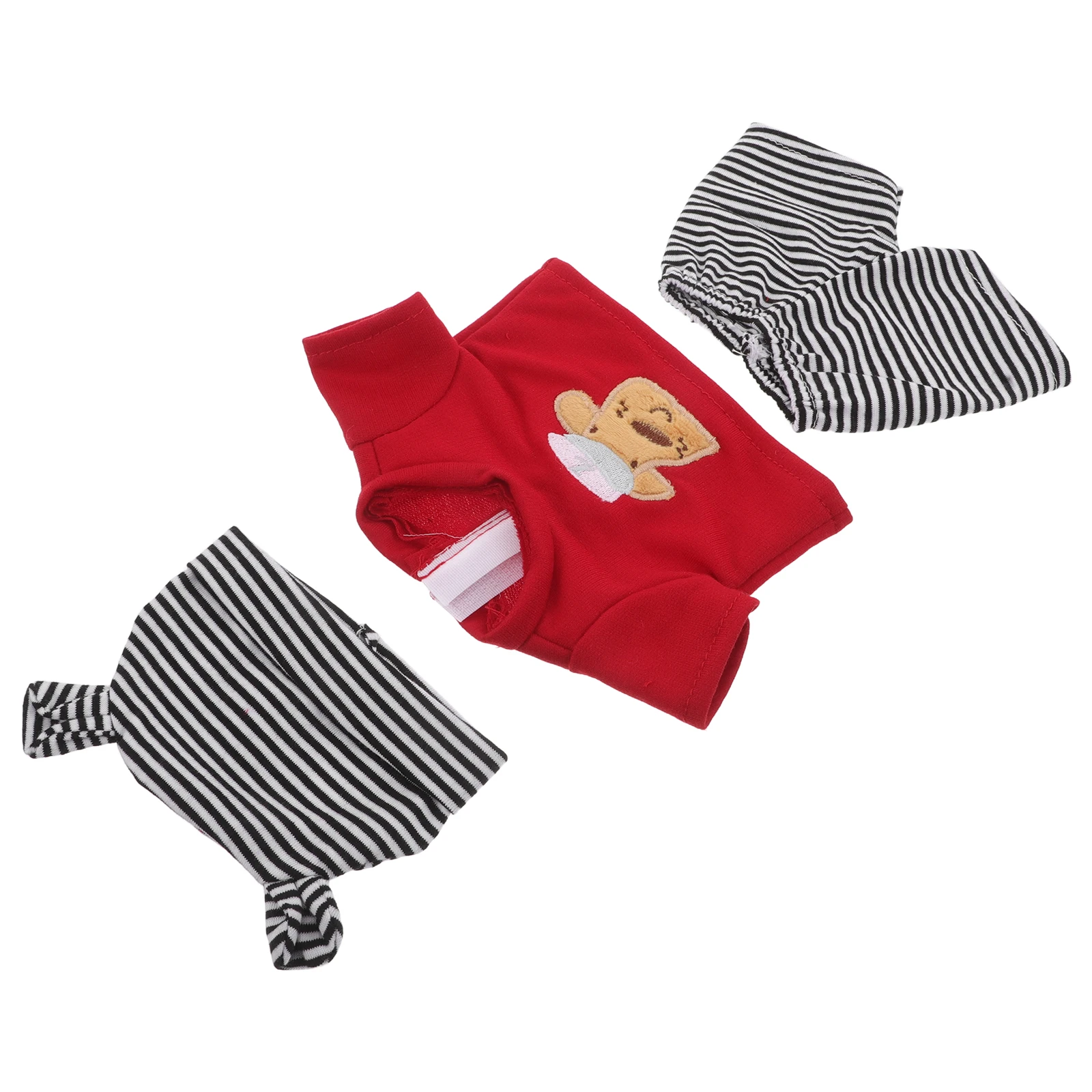 

Clothes Cute Stripe Outfits Accessories for Collectors Boy Reborn Newborns Cotton