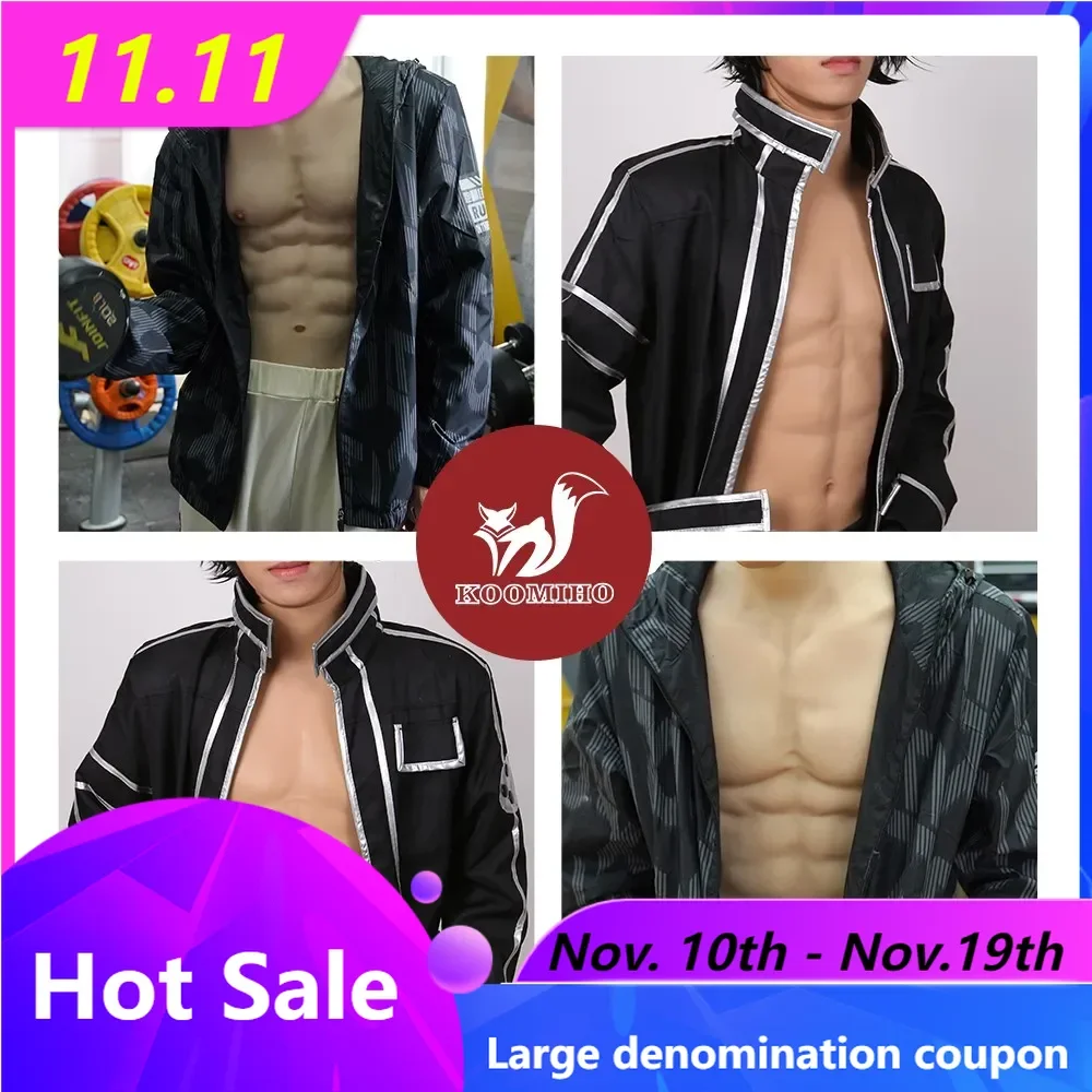 

KOOMIHO Simulation Strong Figure Realistic Silicone Male Muscle Suit Artificial Sturdy Chest Men Crossdresser Macho Cosplay