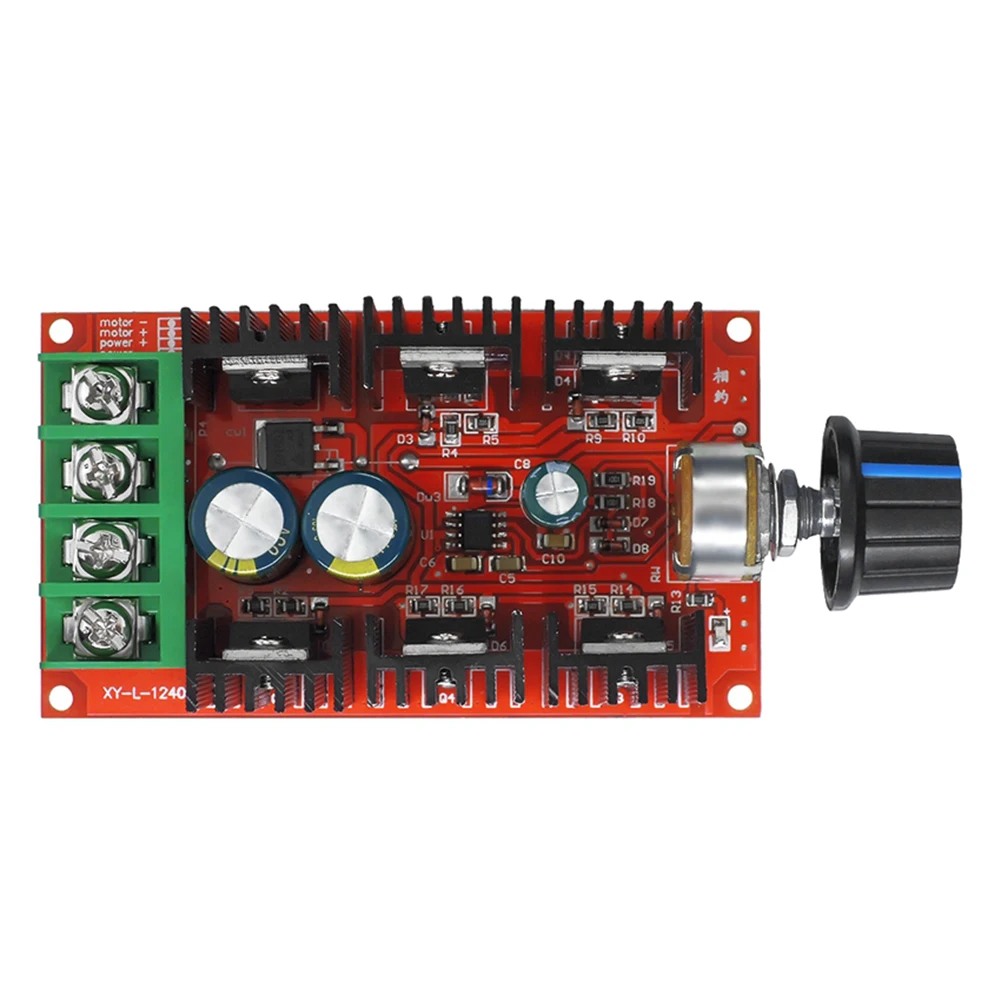 DC 12V 24V 48V Motor Speed Regulator 2000W Variable Speed Control 10-50V MAX 40A PWM HOO for Car Motor