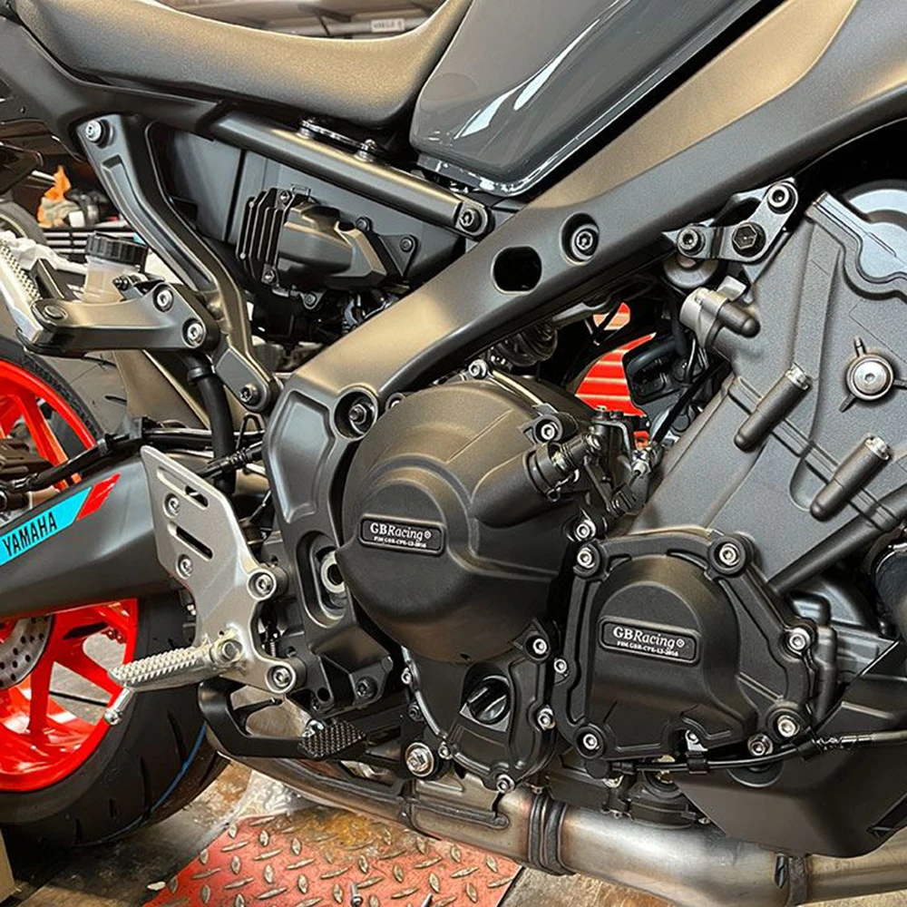 MT-09 Modified clutch engine hood Motorcycles Engine Cover Protection For YAMAHA MT09 SP MT-09 FZ-09 TRACER & SCRAMBLER / XSR900 image 5