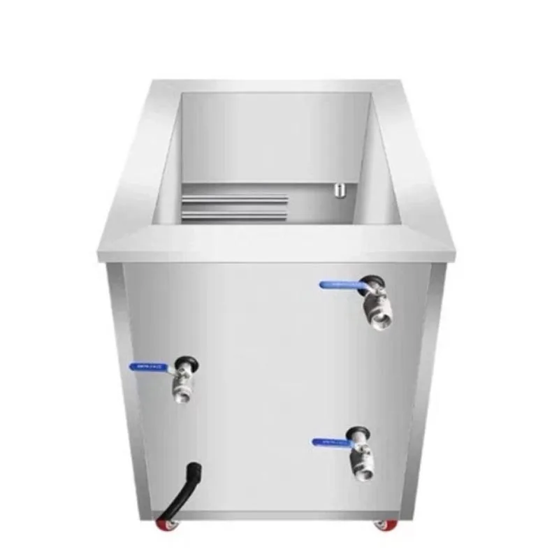 Stainless Steel Industrial Ultrasonic Cleaner Mobile Ultrasonic Washing Machine for Hardware PCB Jewelry Degreasing (customized)