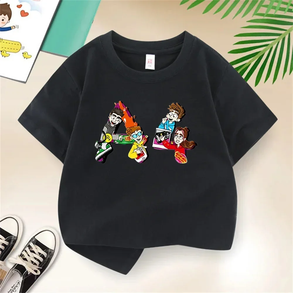 

Влад Бумага А4 Kawaii Print 100% Cotton Anime Tees Y2k One Piece Boys Tops Merch A4 T-shirt Pride Tshirt Short Kids Clothes Girl