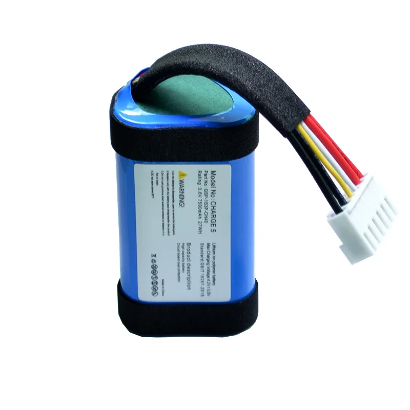 3.6V 7500mAh For JBL Charge 5 Charge5 Charge 4QBluetooth Wireless Speaker GSP-1S3P-CH40 Replacement Battery