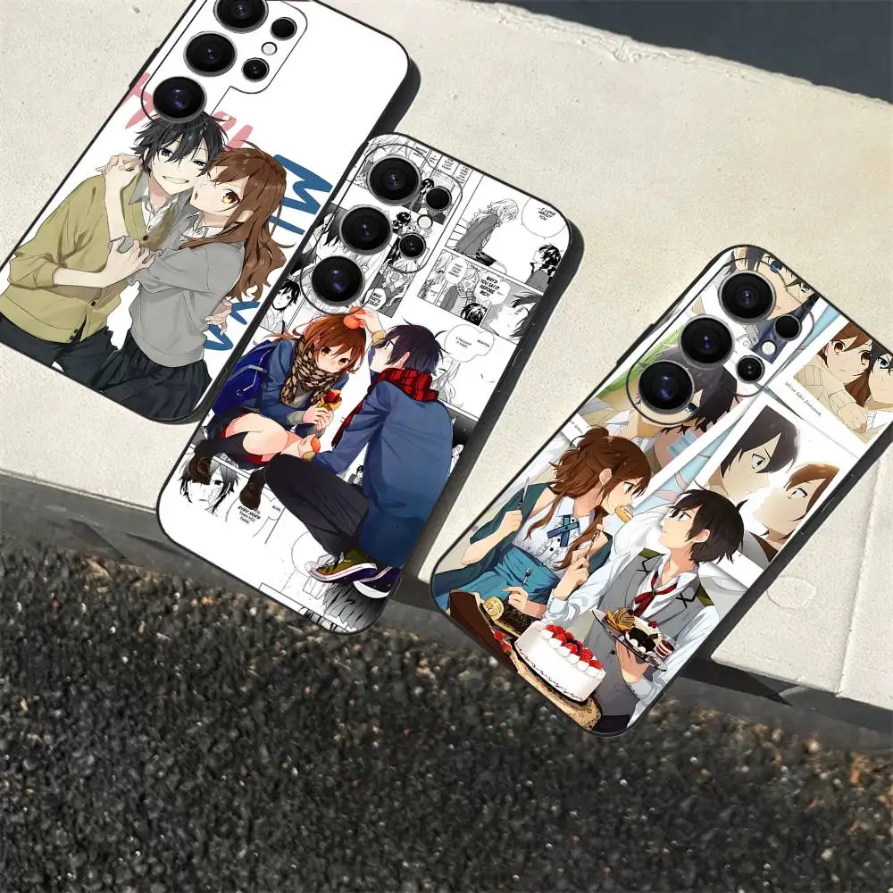 Anime H-horimiya Phone Case For Samsung S 24 Fe 25 Ultra Plus 20 Lite 21 30 22 23 24 22 Ultra 5G Fundas